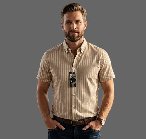 Premium Textured Stripe Shirt