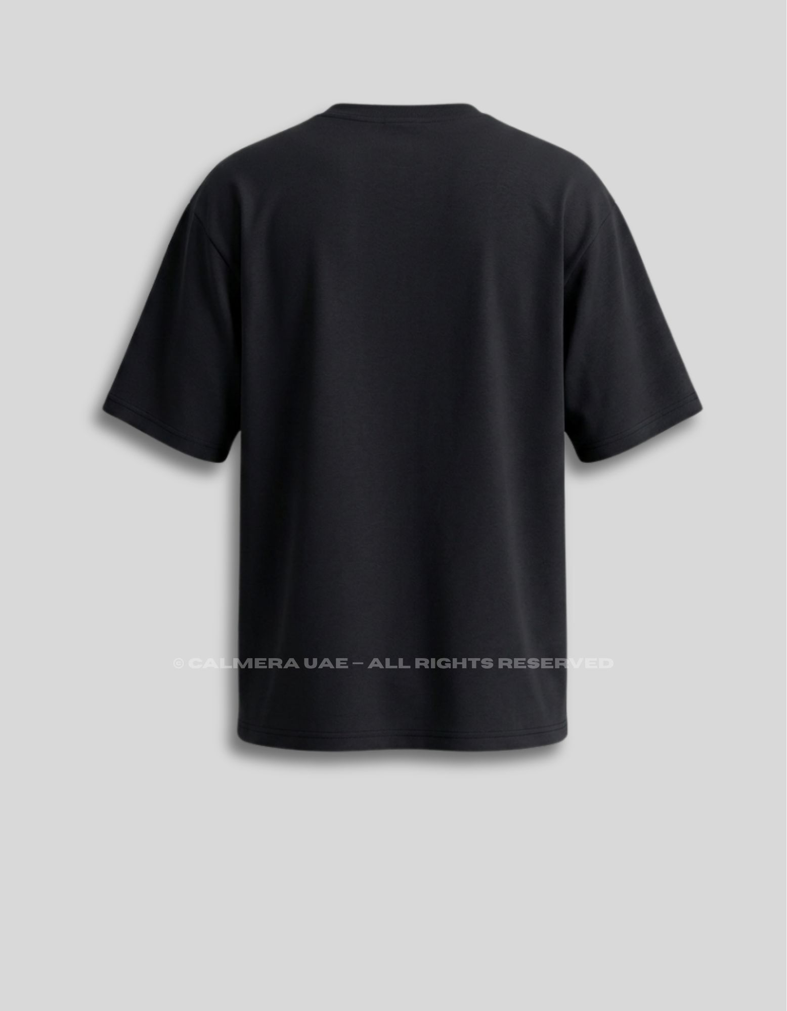 Calmera Essential Oversized Tee – Pitch Black