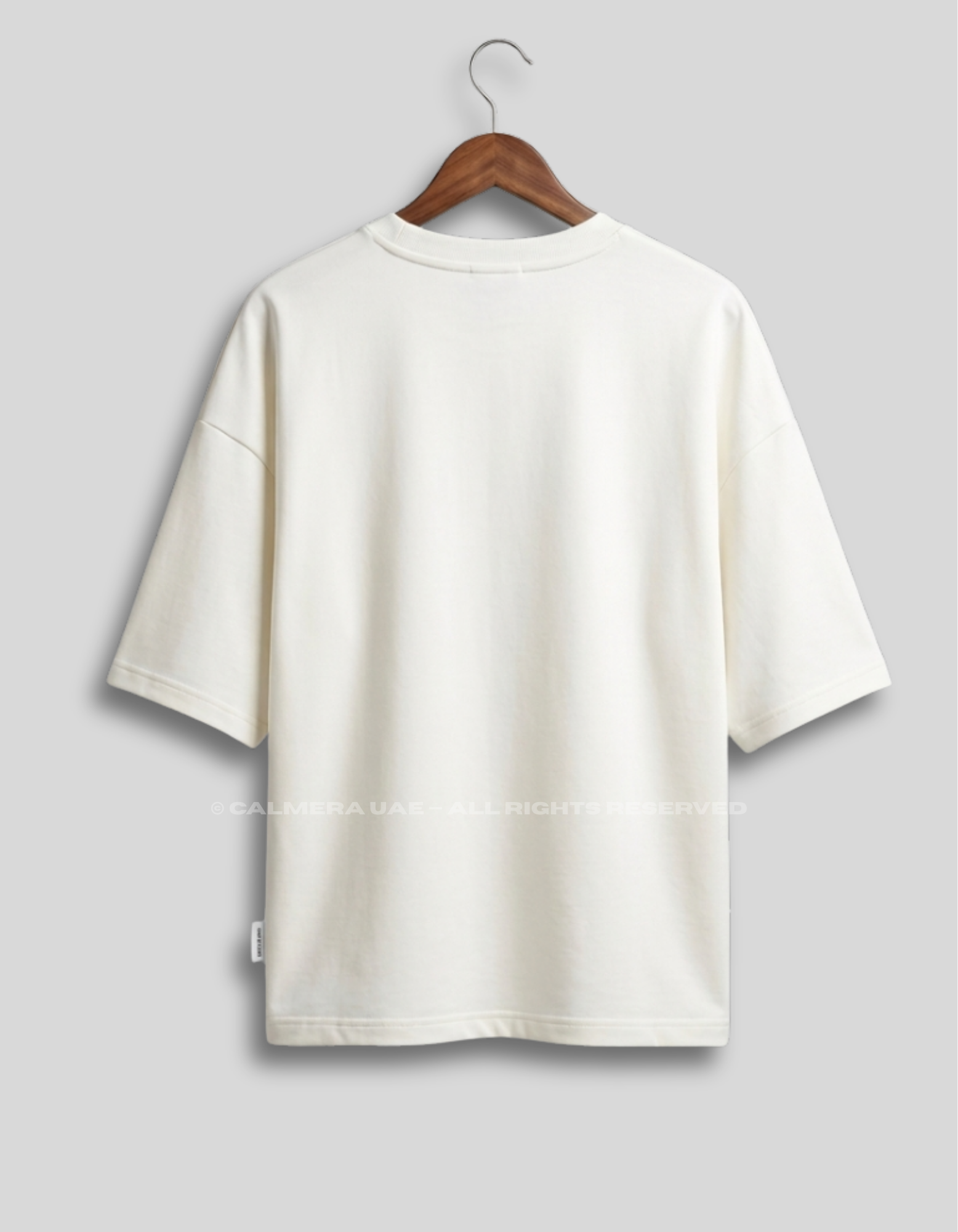 Calmera Essential Oversized Tee – Chalk White