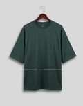 Calmera Essential Oversized Tee – Forest Green