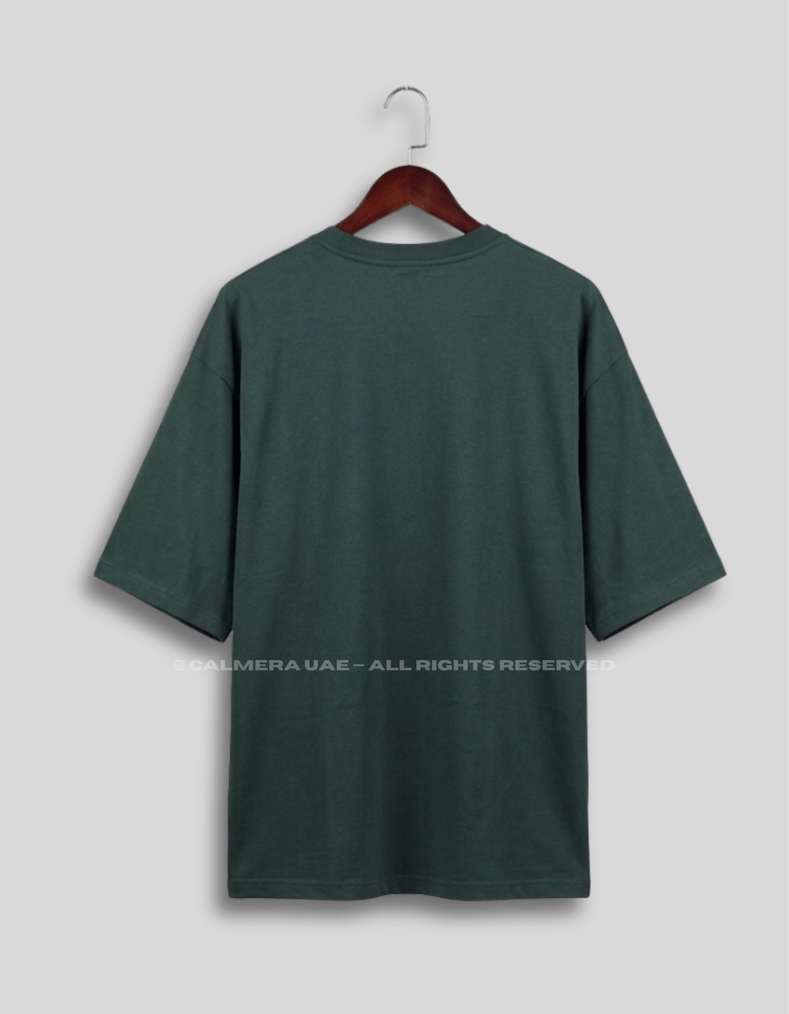Calmera Essential Oversized Tee – Forest Green